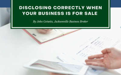 Disclosing Correctly When Your Business Is For Sale