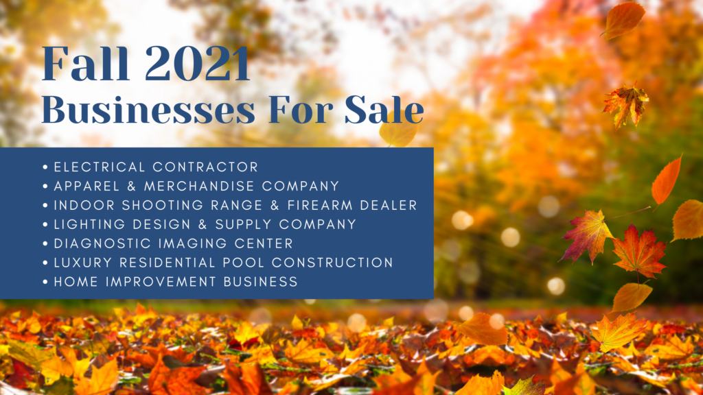 Fall 2021 Jacksonville Businesses For Sale